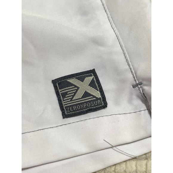 Zero Exposure Men's USA size L UPF 50+ comfort liner stretch Black swim trunks - Picture 5 of 7